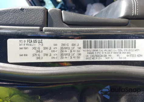 2019 Jeep Grand Cherokee Limited 4X4 from USA, damaged, VIN 1C4RJFBG6KC841694